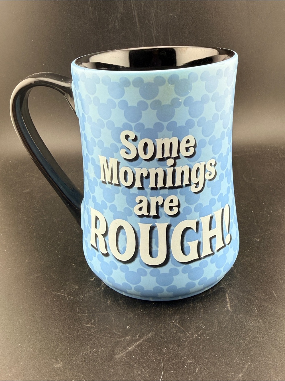 Disney Parks Mickey Mouse Coffee Tea Mug "Some Mornings Are Rough" 16oz Cup Mug - Picture 2 of 4